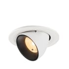 SLV - NUMINOS® GIMBLE S, spot encastré, intérieur, 3000 K, 40° blanc / noir