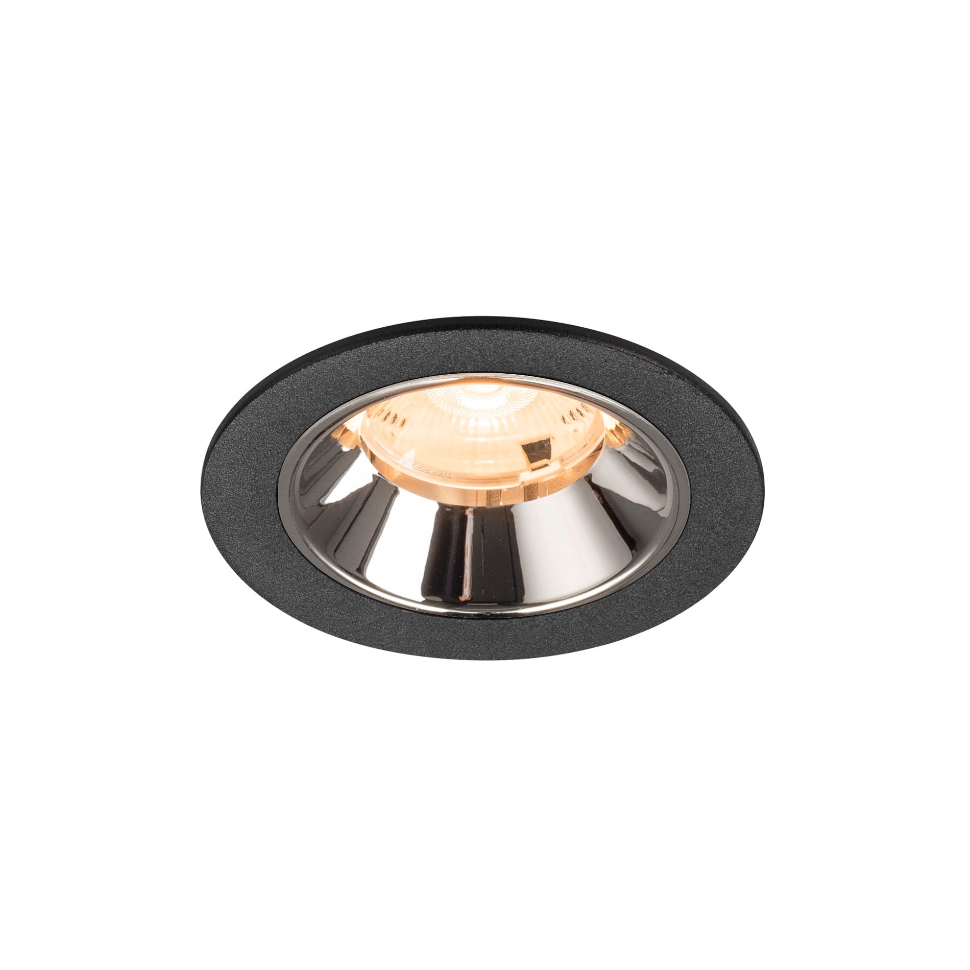 SLV - NUMINOS® S, spot encastré intérieur, 2700 K, 20° noir / chrome