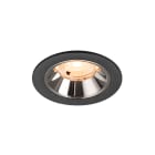 SLV - NUMINOS® S, spot encastré intérieur, 2700 K, 40° noir / chrome