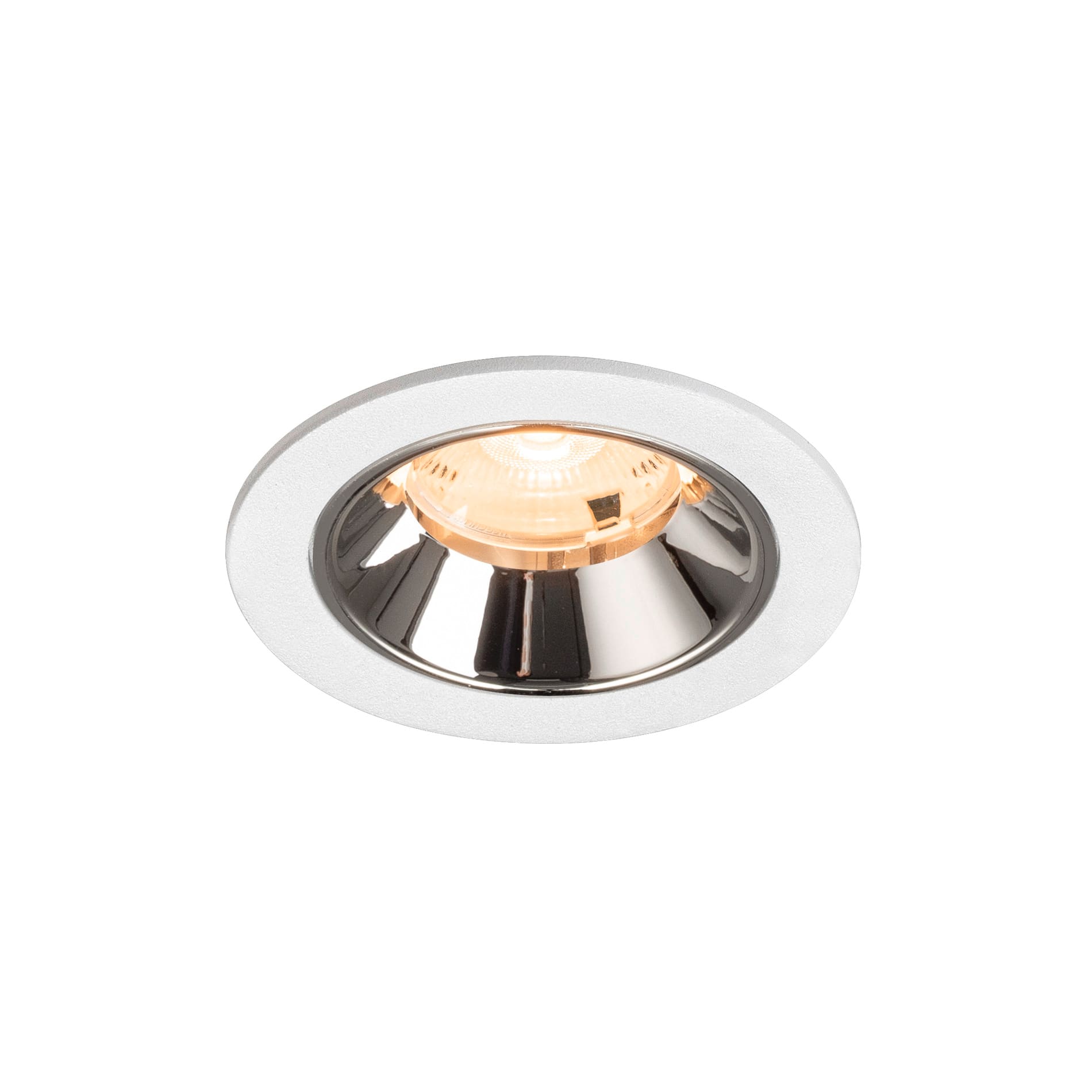 SLV - NUMINOS® S, spot encastré intérieur, 2700 K, 20° blanc / chrome