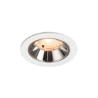 SLV - NUMINOS® S, spot encastré intérieur, 2700 K, 40° blanc / chrome