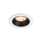 SLV - NUMINOS® S, spot encastré intérieur, 2700 K, 55° blanc / noir