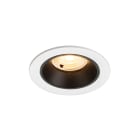 SLV - NUMINOS® S, spot encastré intérieur, 3000 K, 40° blanc / noir
