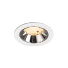 SLV - NUMINOS® S, spot encastré intérieur, 3000 K, 55° blanc / chrome