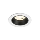 SLV - NUMINOS® S, spot encastré intérieur, 4000 K, 20° blanc / noir