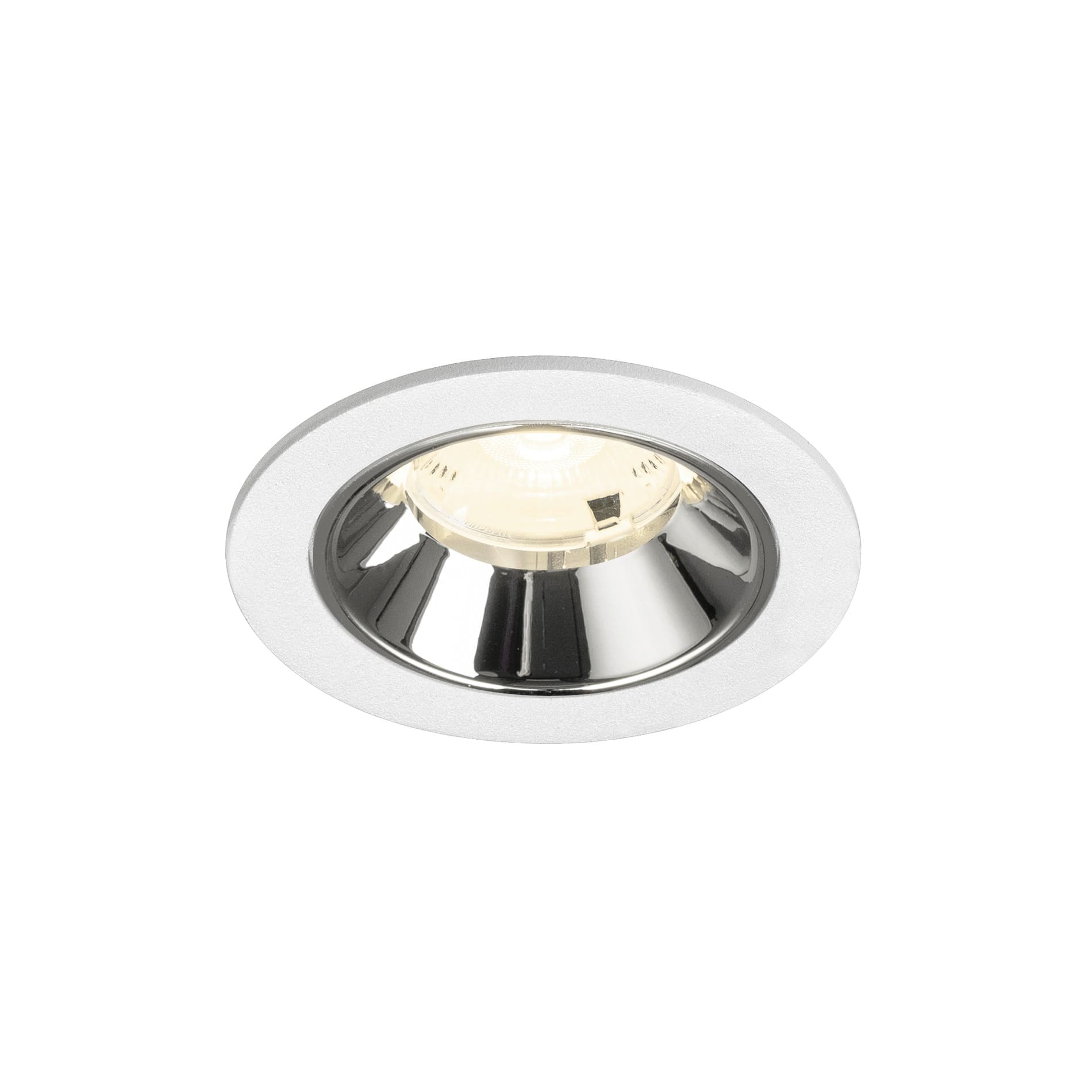 SLV - NUMINOS® S, spot encastré intérieur, 4000 K, 20° blanc / chrome