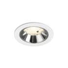 SLV - NUMINOS® S, spot encastré intérieur, 4000 K, 20° blanc / chrome