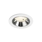 SLV - NUMINOS® S, spot encastré intérieur, 4000 K, 55° blanc / chrome