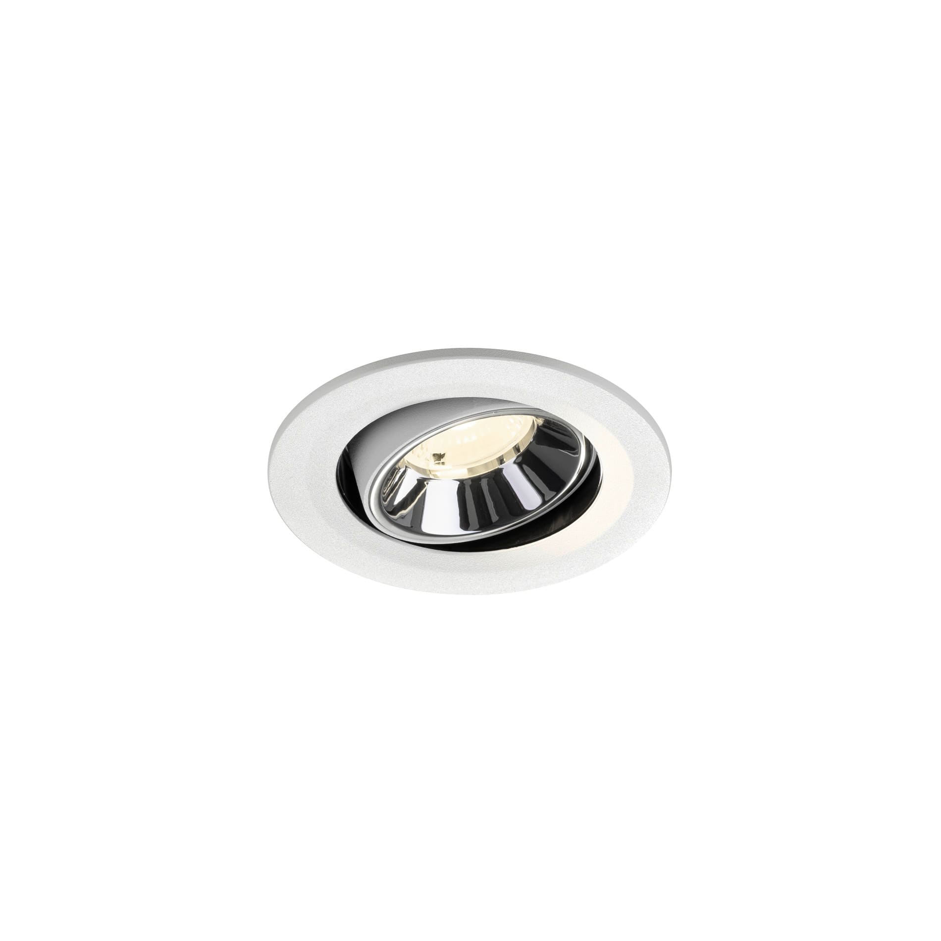 SLV - NUMINOS® MOVE S, spot encastré, intérieur, 4000 K, 40° blanc / chrome