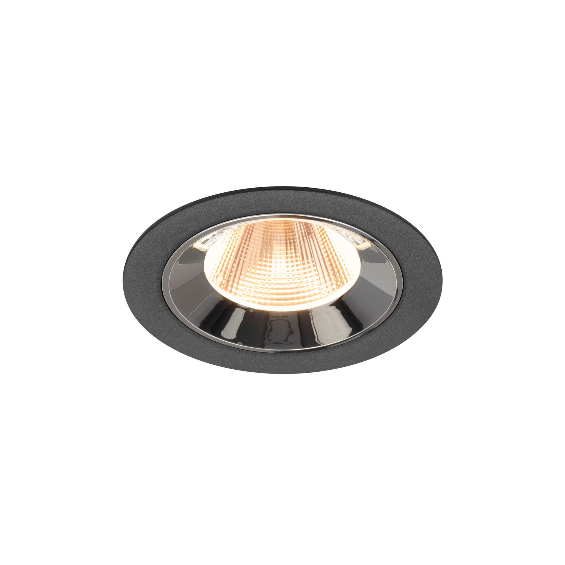 SLV - NUMINOS® M, encastré downlight, intérieur, 2700 K, 20° noir / chrome