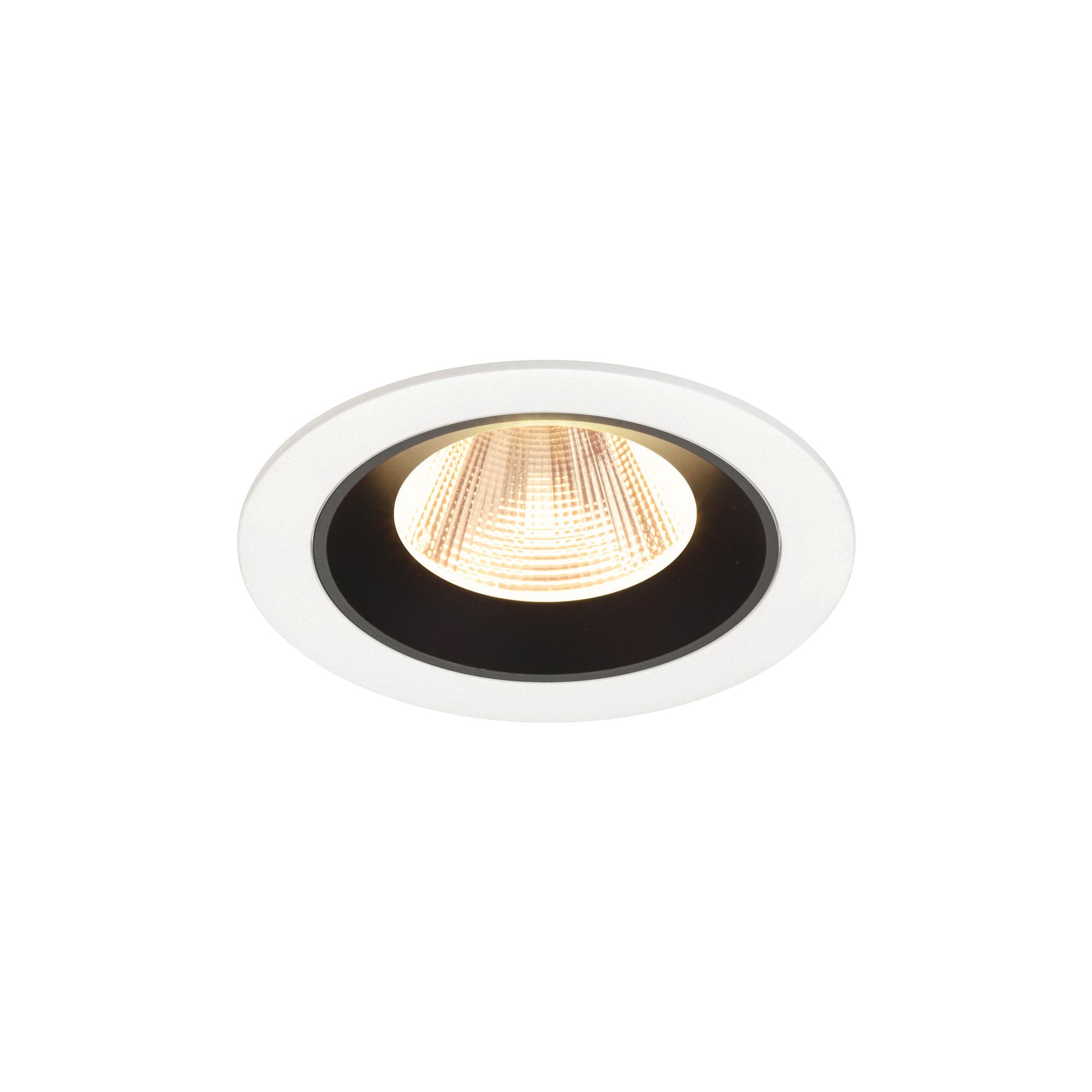 SLV - NUMINOS® M, encastré downlight, intérieur, 3000 K, 20° blanc / noir