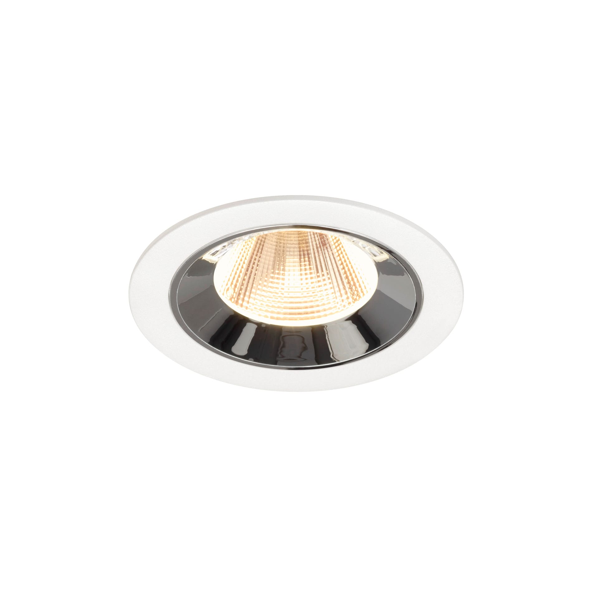SLV - NUMINOS® M, encastré downlight, intérieur, 3000 K, 20° blanc / chrome