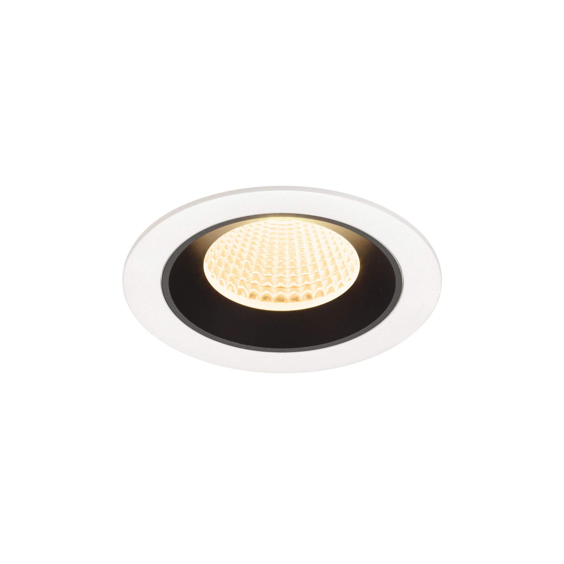 SLV - NUMINOS® M, encastré downlight, intérieur, 3000 K, 40° blanc / noir