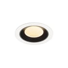 SLV - NUMINOS® M, encastré downlight, intérieur, 3000 K, 40° blanc / noir