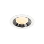 SLV - NUMINOS® M, encastré downlight, intérieur, 3000 K, 40° blanc / chrome