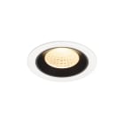 SLV - NUMINOS® M, encastré downlight, intérieur, 3000 K, 55° blanc / noir