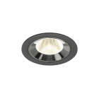SLV - NUMINOS® M, encastré downlight, intérieur, 4000 K, 20° noir / chrome