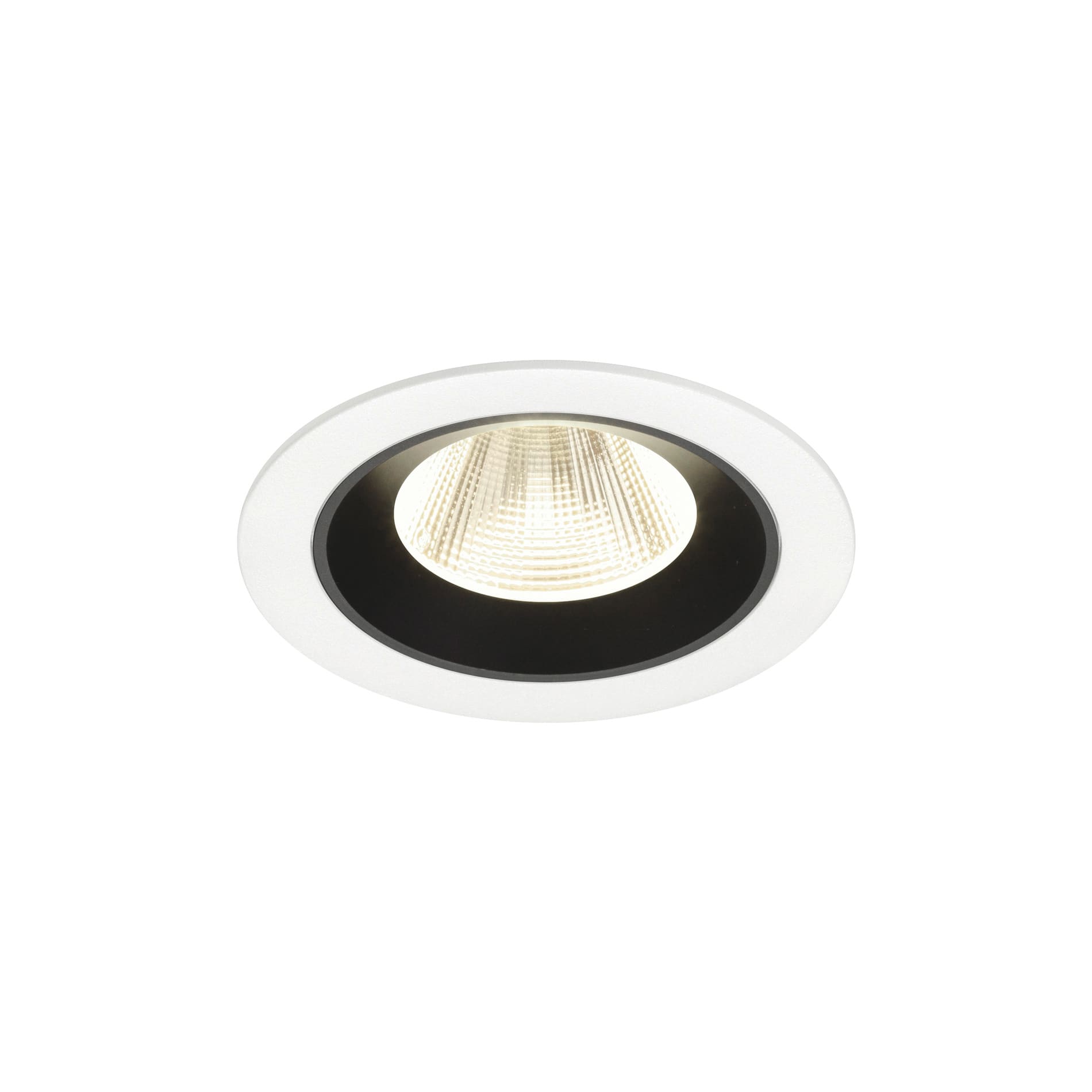 SLV - NUMINOS® M, encastré downlight, intérieur, 4000 K, 20° blanc / noir