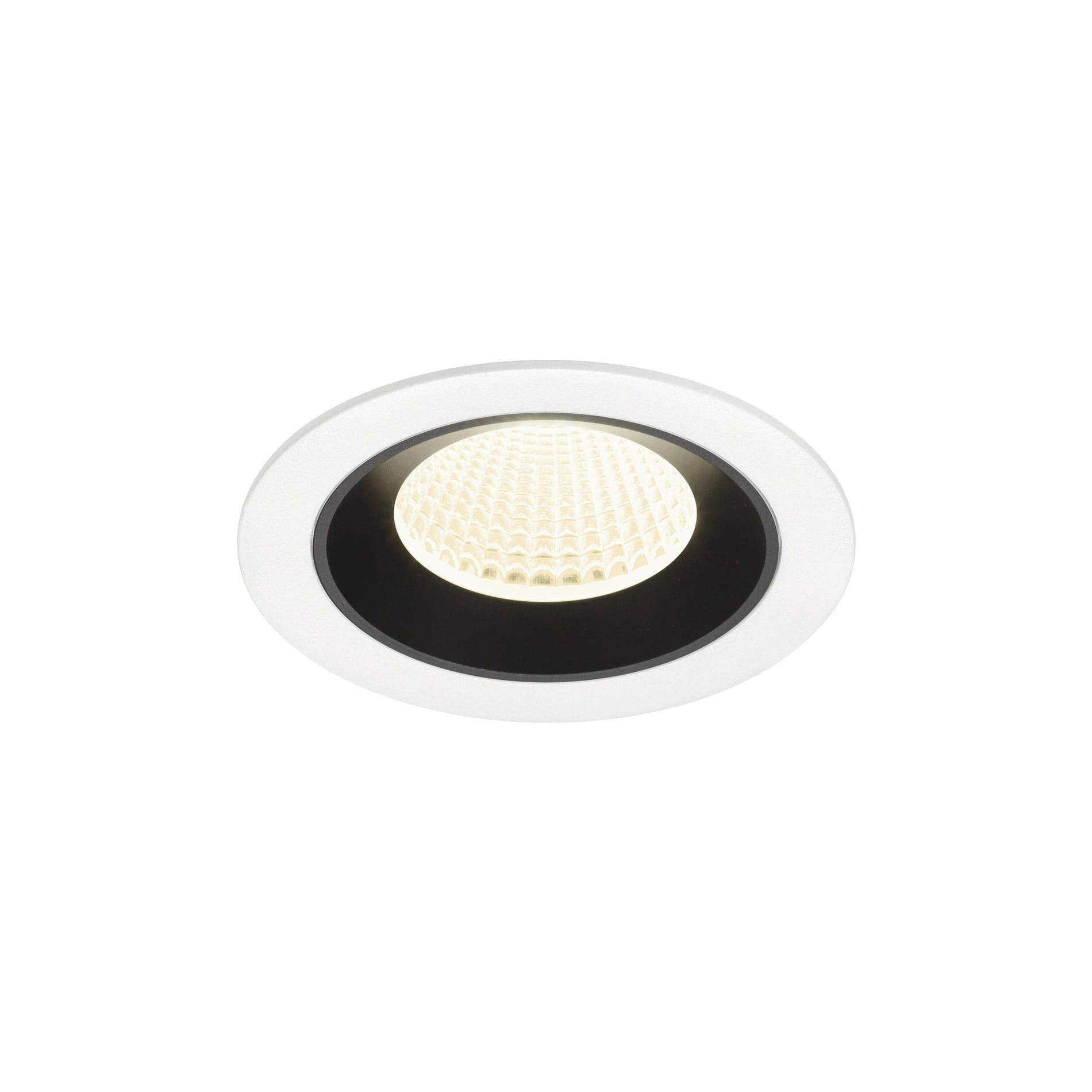 SLV - NUMINOS® M, encastré downlight, intérieur, 4000 K, 40° blanc / noir