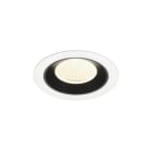 SLV - NUMINOS® M, encastré downlight, intérieur, 4000 K, 40° blanc / noir