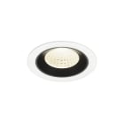 SLV - NUMINOS® M, encastré downlight, intérieur, 4000 K, 55° blanc / noir