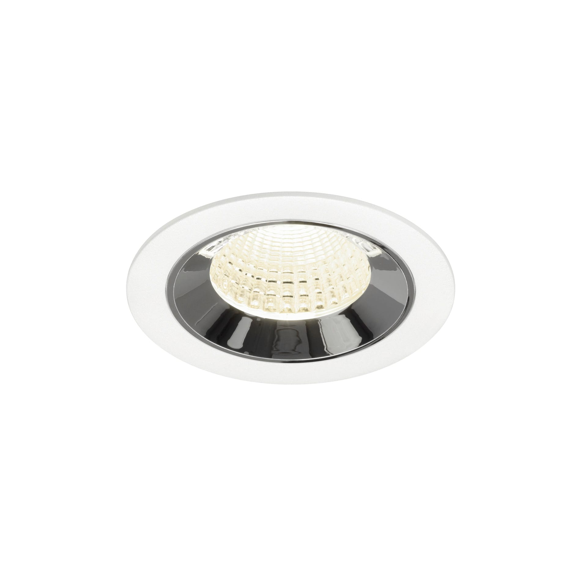 SLV - NUMINOS® M, encastré downlight, intérieur, 4000 K, 55° blanc / chrome