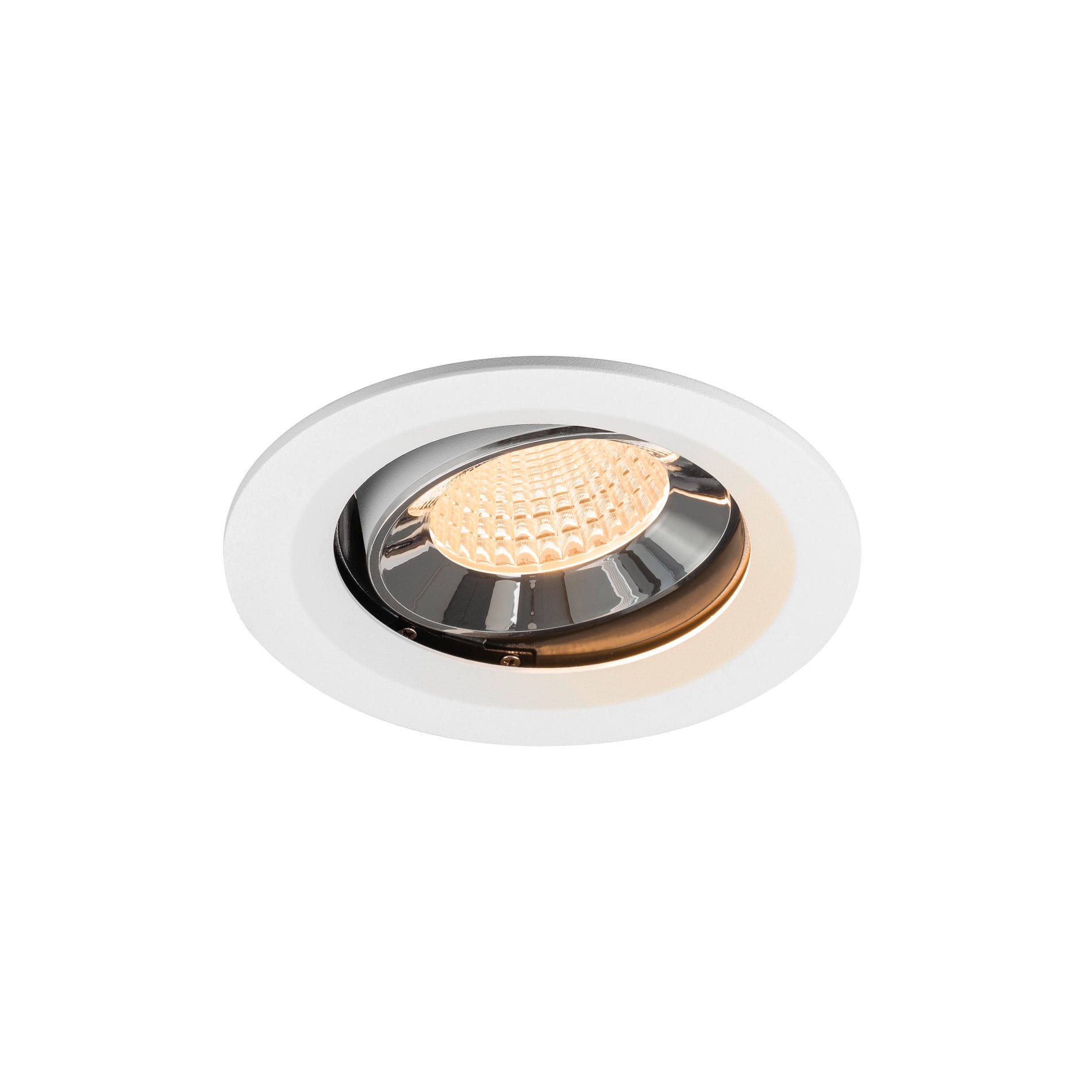 SLV - NUMINOS® MOVE M, encastré downlight, intérieur, 2700 K, 55° blanc / chrome