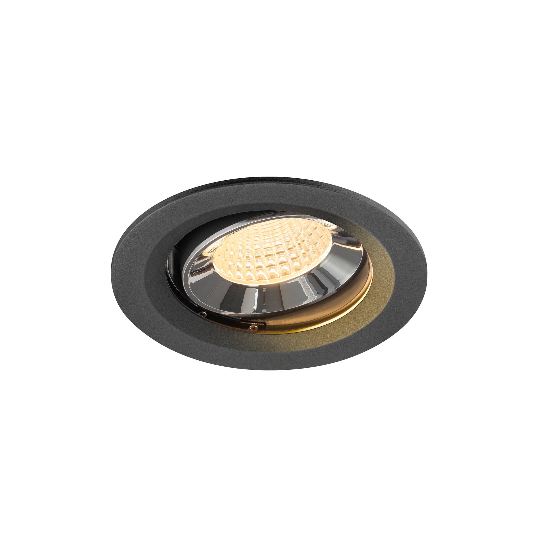 SLV - NUMINOS® MOVE M, encastré downlight, intérieur, 3000 K, 55° noir / chrome