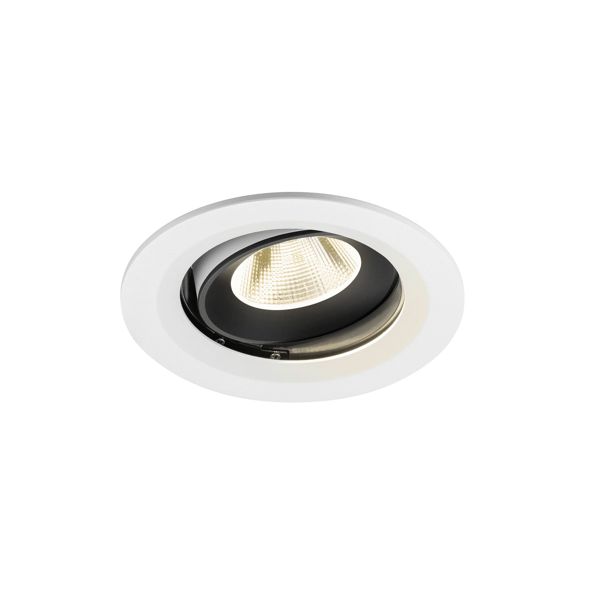 SLV - NUMINOS® MOVE M, encastré downlight, intérieur, 4000 K, 20° blanc / noir