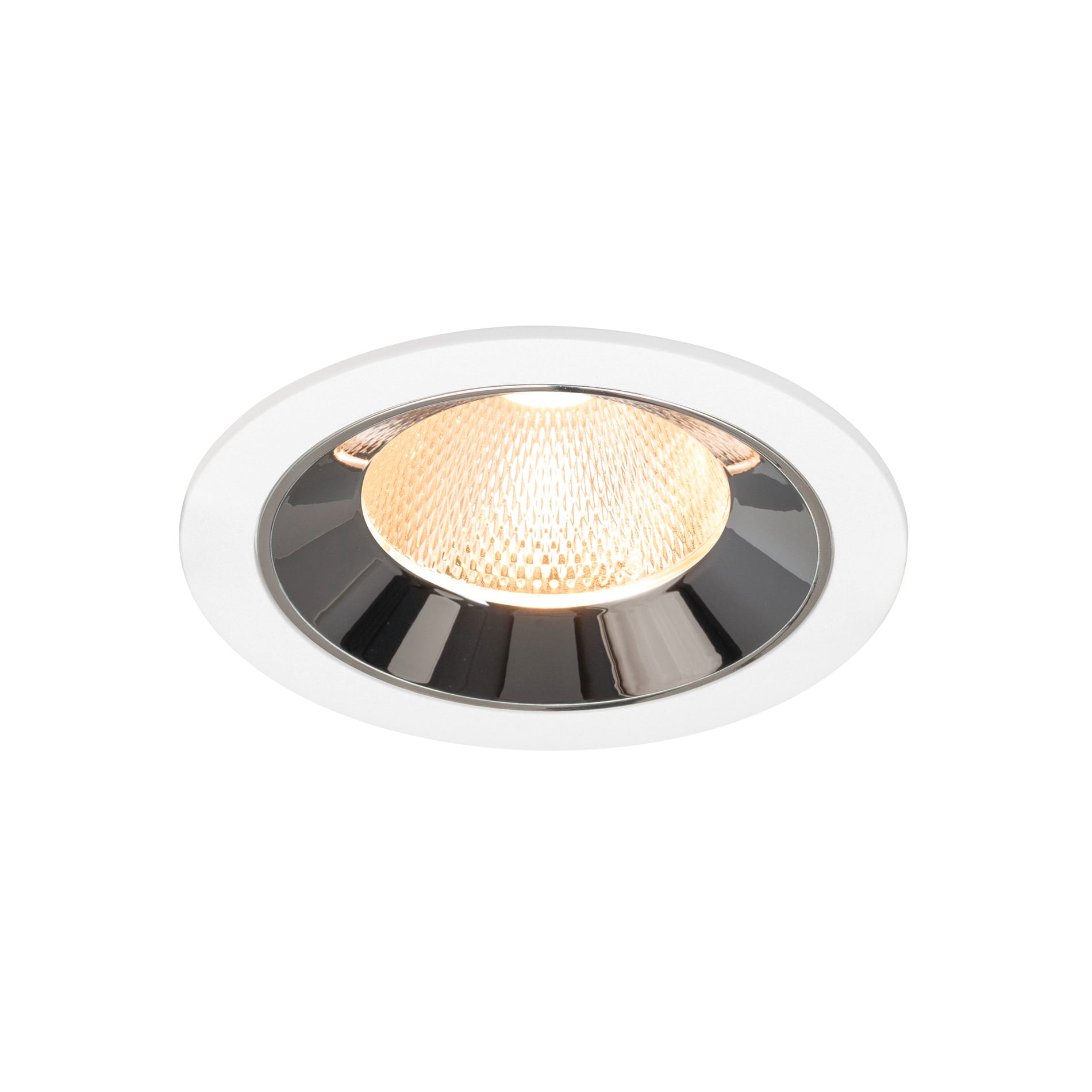 SLV - NUMINOS® L, encastré downlight, intérieur, 2700 K, 20° blanc / chrome