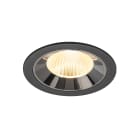 SLV - NUMINOS® L, encastré downlight, intérieur, 3000 K, 40° noir / chrome
