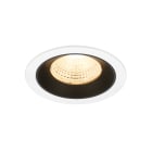 SLV - NUMINOS® L, encastré downlight, intérieur, 3000 K, 55° blanc / noir