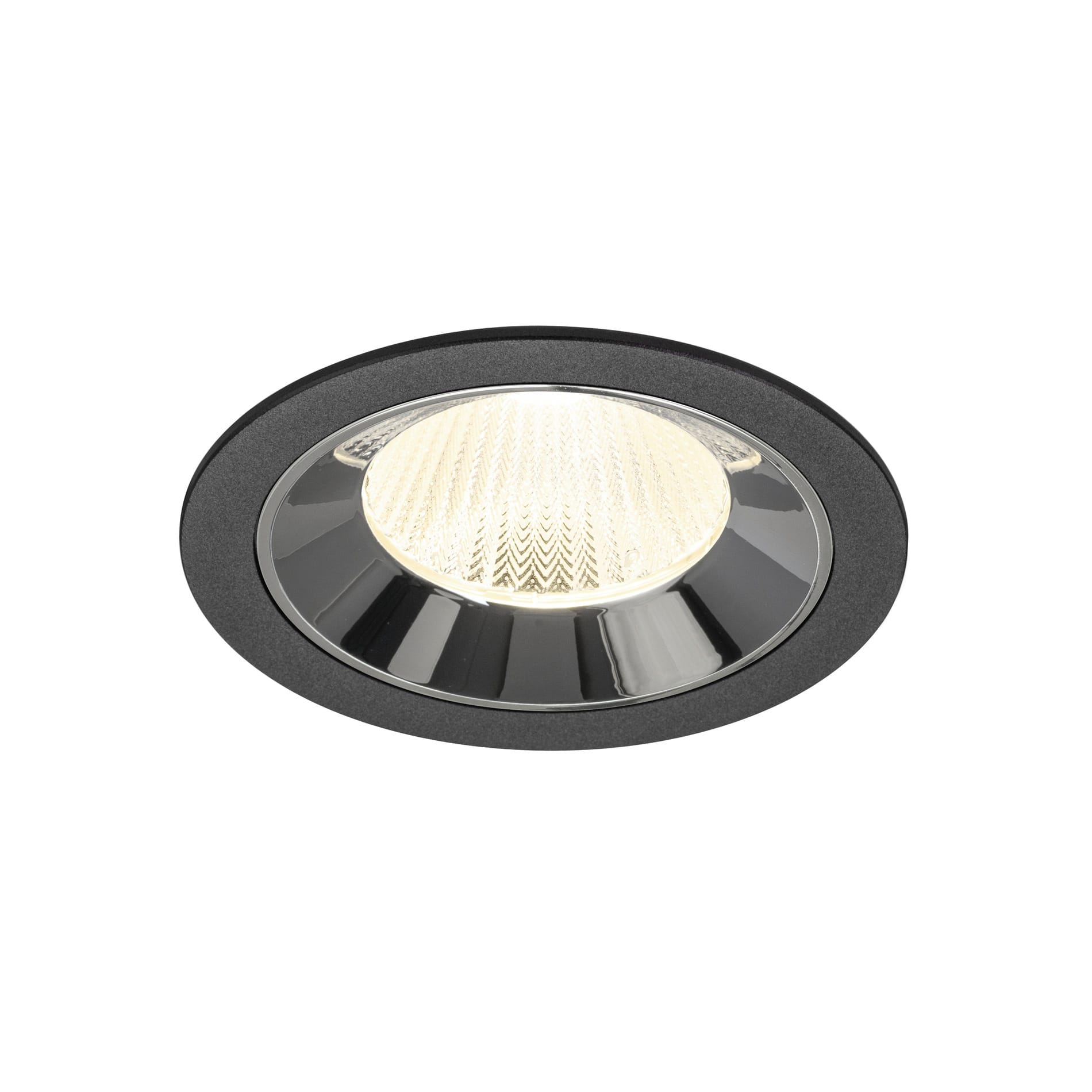 SLV - NUMINOS® L, encastré downlight, intérieur, 4000 K, 40° noir / chrome