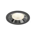 SLV - NUMINOS® L, encastré downlight, intérieur, 4000 K, 55° noir / chrome