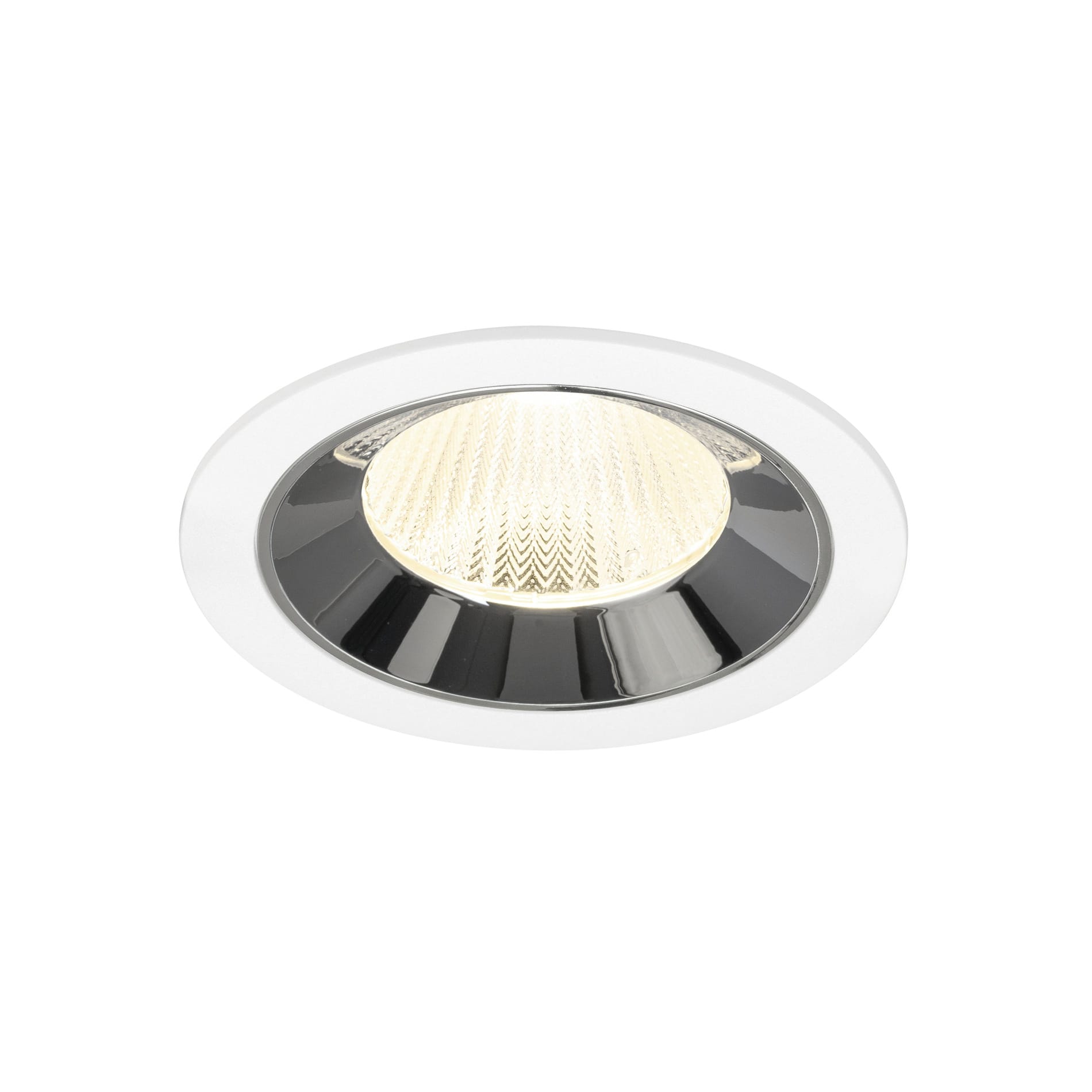 SLV - NUMINOS® L, encastré downlight, intérieur, 4000 K, 40° blanc / chrome