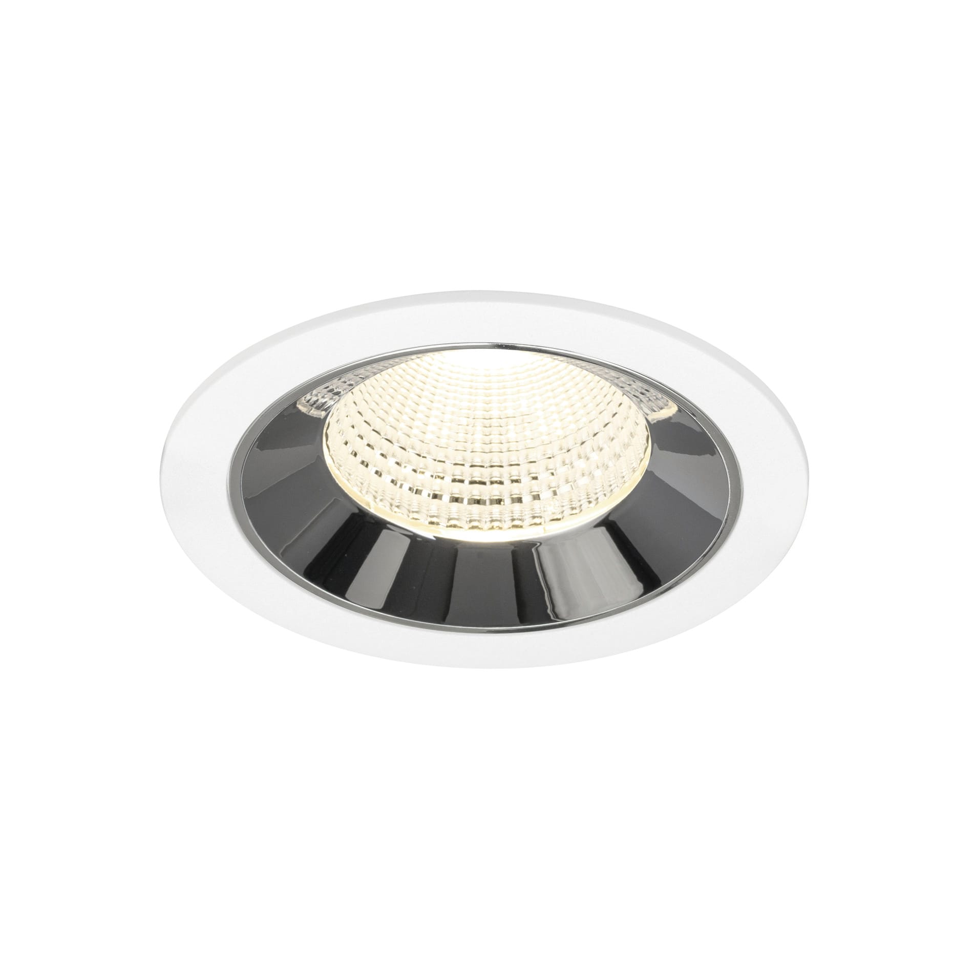 SLV - NUMINOS® L, encastré downlight, intérieur, 4000 K, 55° blanc / chrome