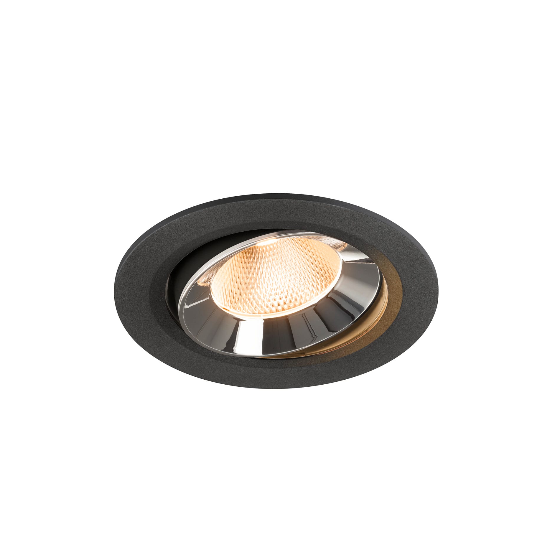 SLV - NUMINOS® MOVE L, encastré downlight, intérieur, 2700 K, 20° noir / chrome