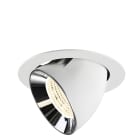 SLV - NUMINOS® GIMBLE XL, encastré downlight, intérieur, 4000 K, 55° blanc / chrome
