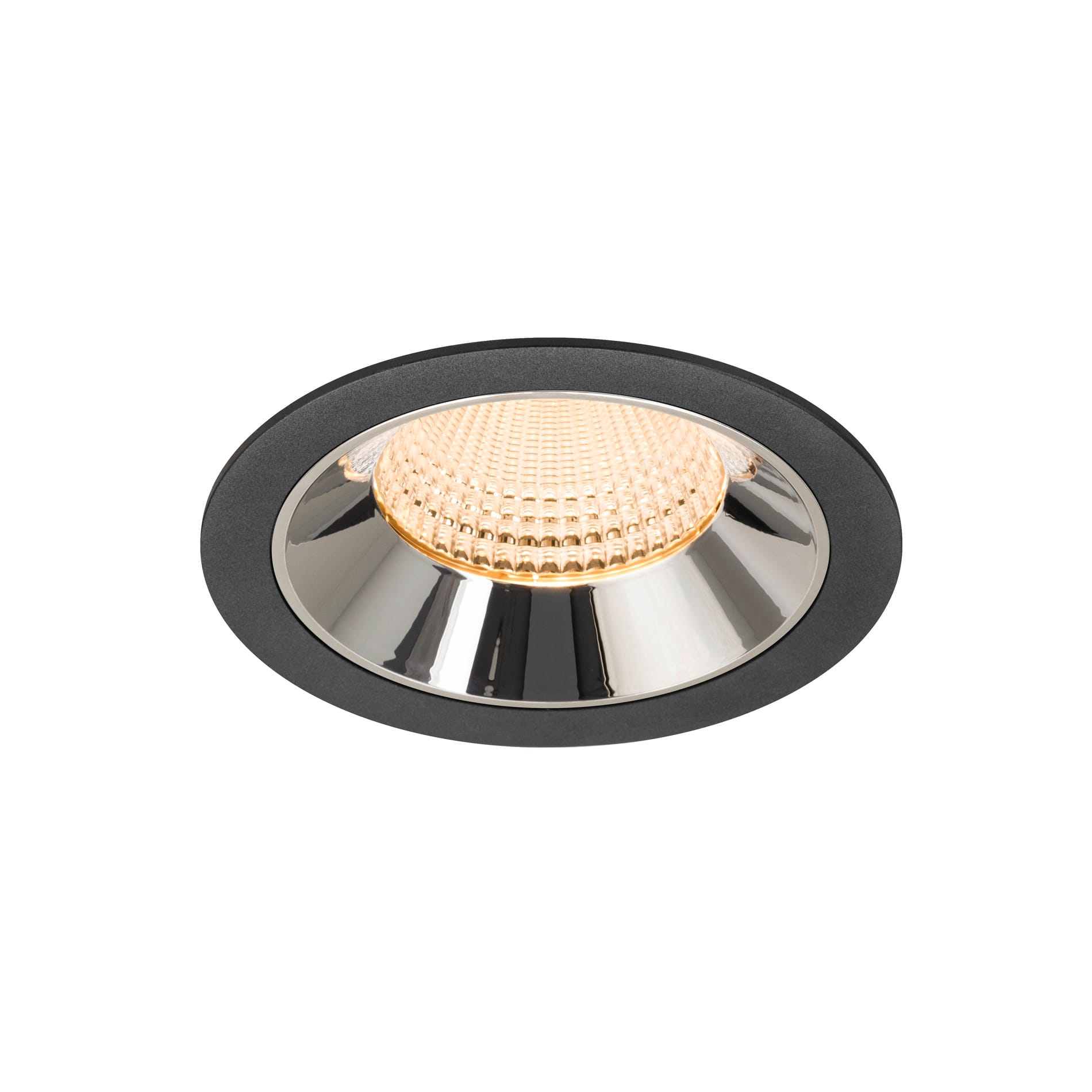 SLV - NUMINOS® XL, encastré downlight, intérieur, 2700 K, 55° noir / chrome