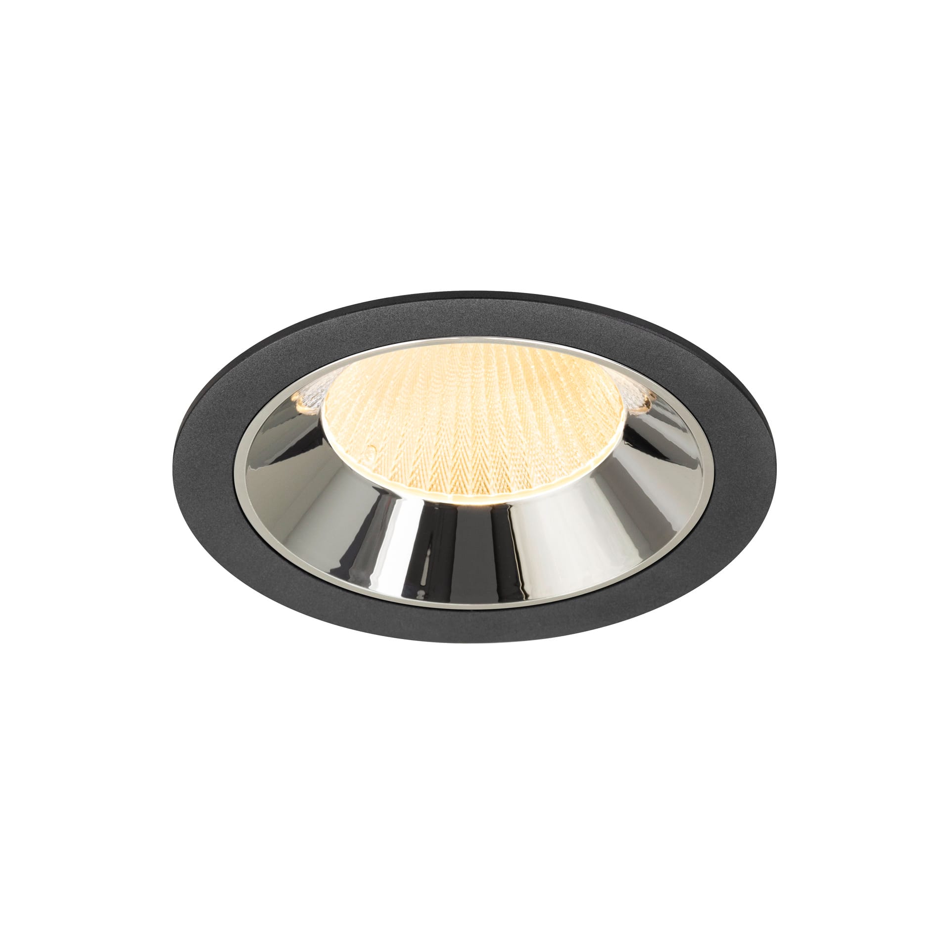 SLV - NUMINOS® XL, encastré downlight, intérieur, 3000 K, 20° noir / chrome