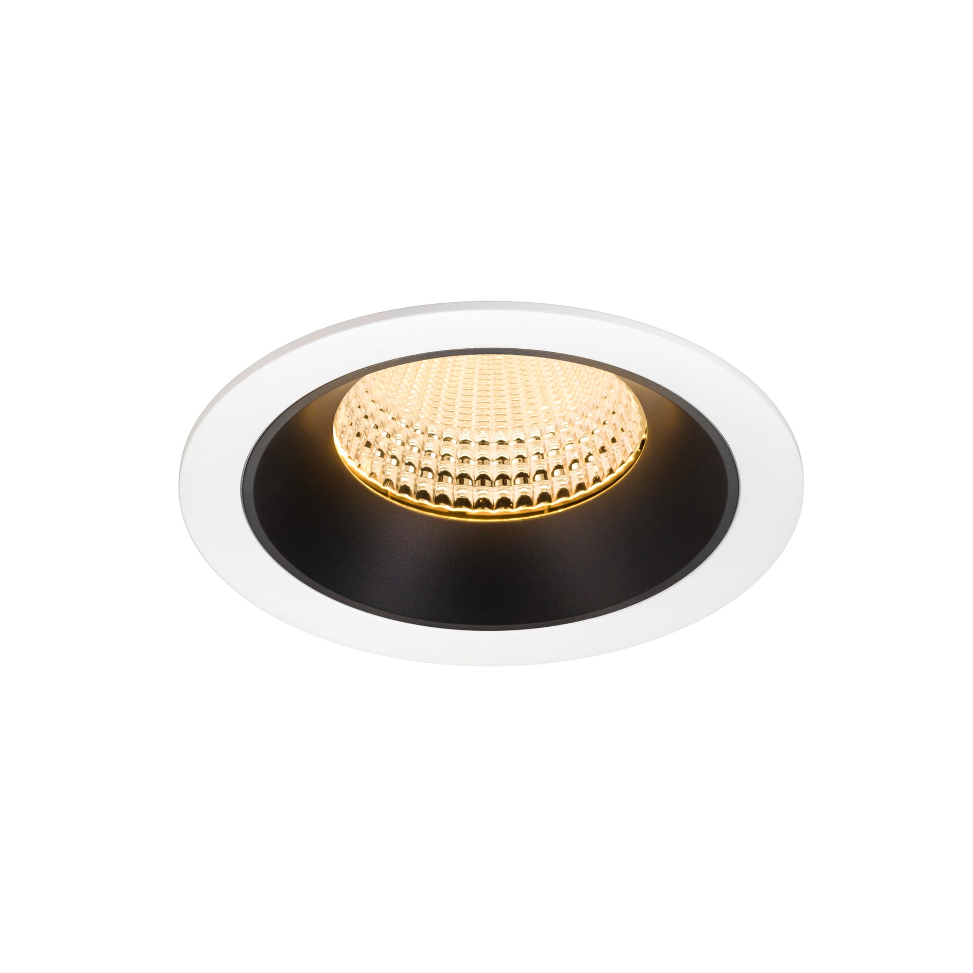 SLV - NUMINOS® XL, encastré downlight, intérieur, 3000 K, 55° blanc / noir