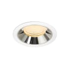 SLV - NUMINOS® XL, encastré downlight, intérieur, 3000 K, 55° blanc / chrome