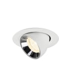 SLV - NUMINOS® GIMBLE XS, spot encastré, intérieur, 4000 K, 20° blanc / chrome