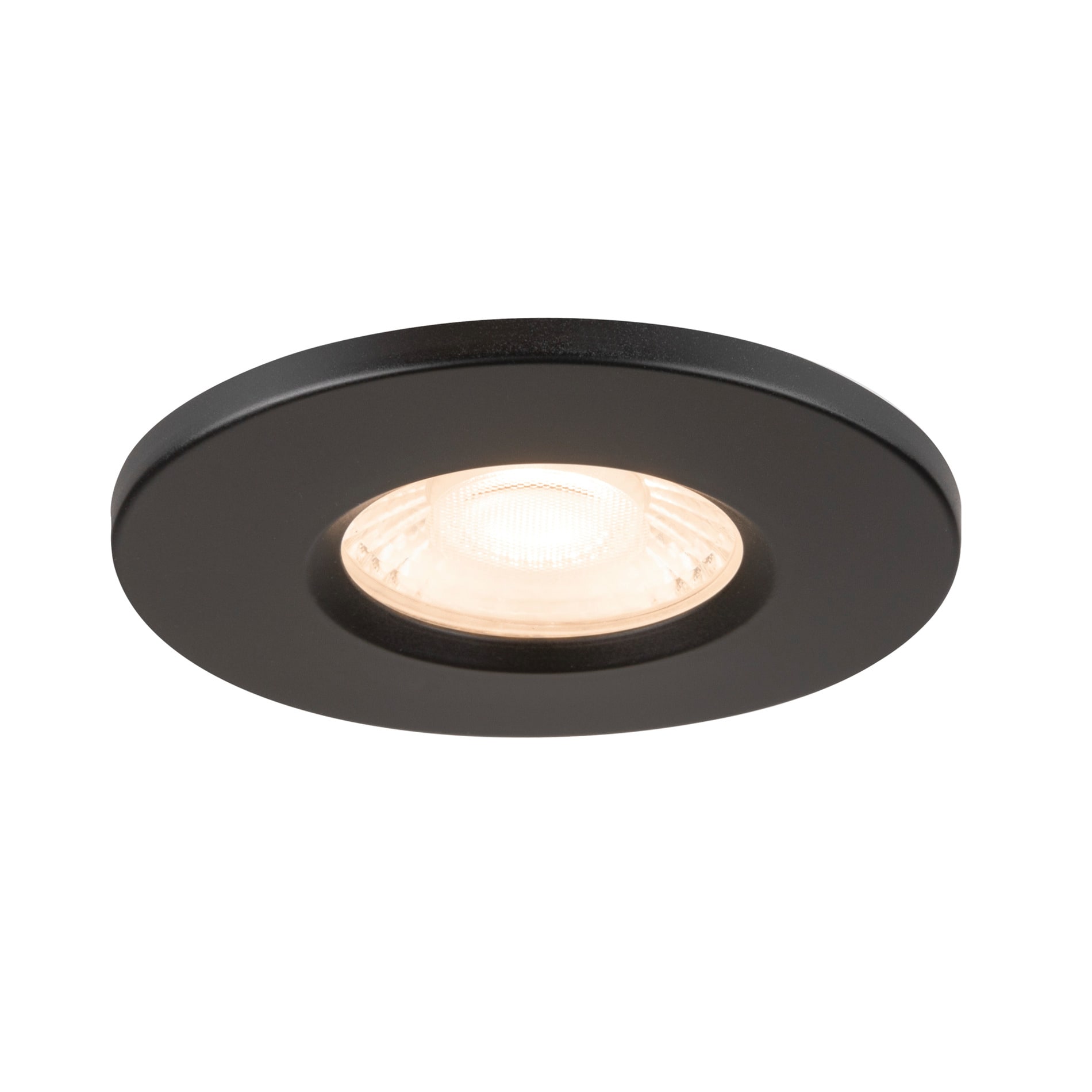 SLV - UNIVERSAL DOWNLIGHT FIX, spot encastré avec collerette, 5W, CCT, IP65, noir