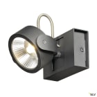 SLV - KALU, applique/plafonnier, noir, LED 17W, 3000K, 60°