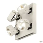 SLV - KALU, applique/plafonnier, carré, blanc/noir,quad, LED 60W, 3000K, 60°