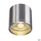 SLV - ROX, plafonnier extérieur, alu brossé, GU10/QPAR111, 50W max, IP44