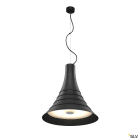 SLV - BATO 45, suspension intérieure, noir, LED, 30W, 2700K, variable
