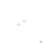 SLV - GRAZIA 10, embouts pour profil plat, 2 pcs., blanc