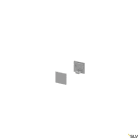 SLV - GRAZIA 10, embouts pour profil standard, 2 pcs., alu anodisé